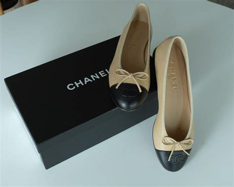 are chanel flats worth it|chanel two tone ballet flats.